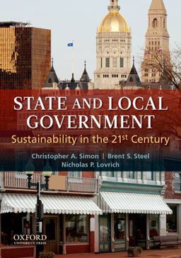 State and Local Government Sustainability in the 21st Century  9780199752003 Front Cover
