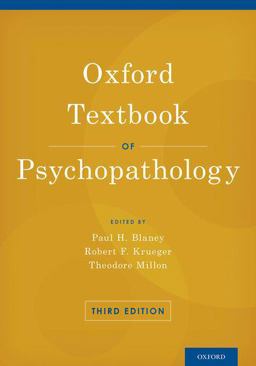Oxford Textbook of Psychopathology 3rd 9780199811779 Front Cover
