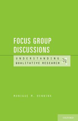 Focus Group Discussions  9780199856169 Front Cover