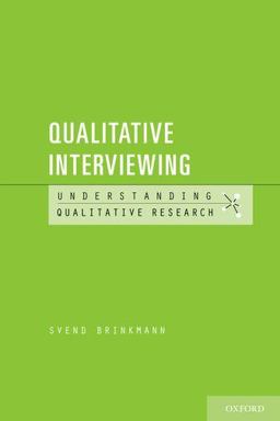 Qualitative Interviewing  9780199861392 Front Cover