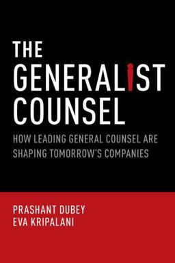 Generalist Counsel How Leading General Counsel Are Shaping Tomorrow's Companies  9780199892358 Front Cover