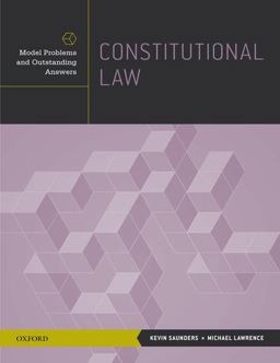 Constitutional Law Model Problems and Outstanding Answers  9780199916269 Front Cover
