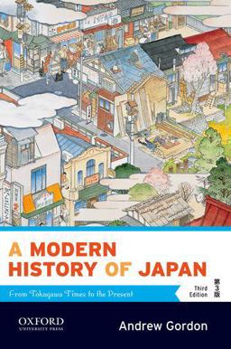 Modern History of Japan From Tokugawa Times to the Present 3rd 9780199930159 Front Cover
