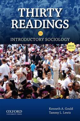 Thirty Readings in Introductory Sociology  9780199934928 Front Cover