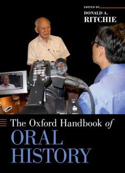 Oxford Handbook of Oral History  9780199945061 Front Cover