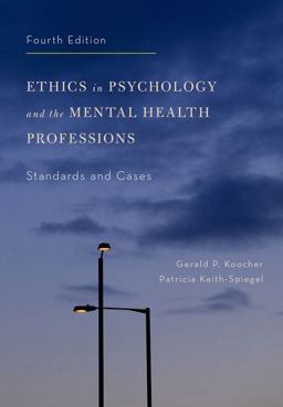 Ethics in Psychology and the Mental Health Professions: Standards and Cases  9780199957699 Front Cover