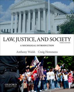 Law, Justice, and Society A Sociolegal Introduction 3rd 9780199958535 Front Cover