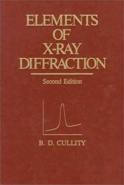 Elements of X-Ray Diffraction 2nd 9780201011746 Front Cover