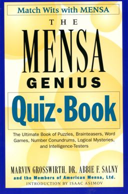 Mensa Genius Quiz Book  9780201059595 Front Cover