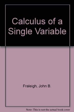 Calculus of a Single Variable