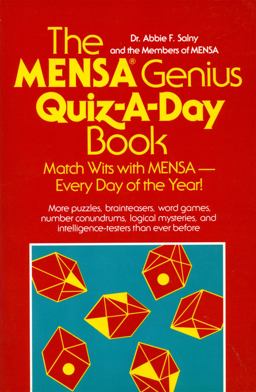 Mensa Genius Quiz-A-day Book  9780201135497 Front Cover