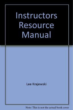 Instructors Resource Manual