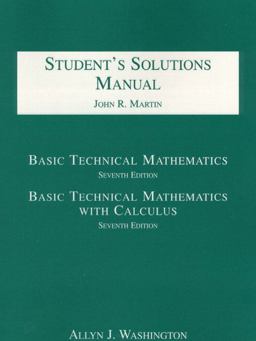 Basic Technical Mathematics Ssm