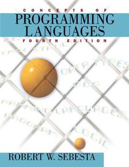 Concepts of Programming Language 4th 9780201385960 Front Cover