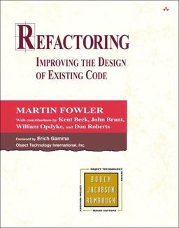Refactoring Improving the Design of Existing Code  9780201485677 Front Cover
