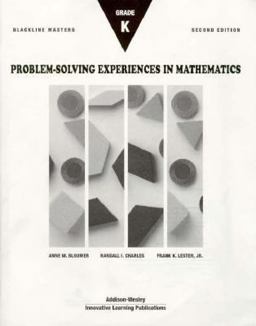 Problem-Solving Experiences in Mathematics, Kindergarten