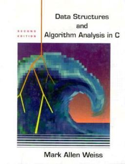 Date Structures and Algorithm Analysis in C 2nd 9780201498400 Front Cover
