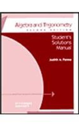 Algebra and Trigonometry 2nd 9780201525120 Front Cover