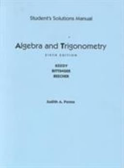 Algebra and Trigonometry
