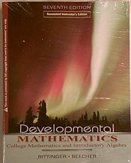 Developmental Mathematics TASP Version 3rd 9780201525915 Front Cover