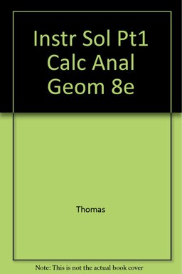 Instr Sol Pt1 Calc Anal Geom 8e