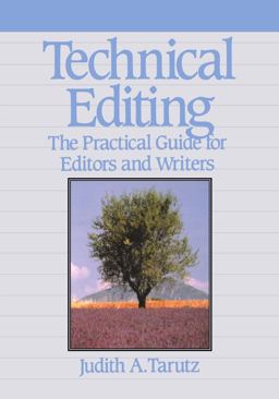 Technical Editing The Practical Guide for Editors and Writers  9780201563566 Front Cover