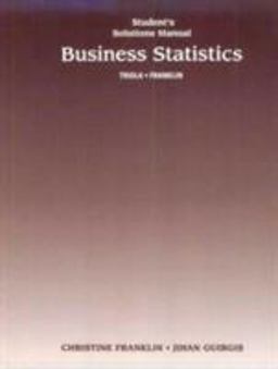 Student Solutions Manual for Business Statistics