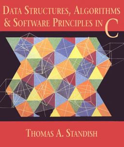Data Structures, Algorithms, and Software Principles in C  9780201591187 Front Cover
