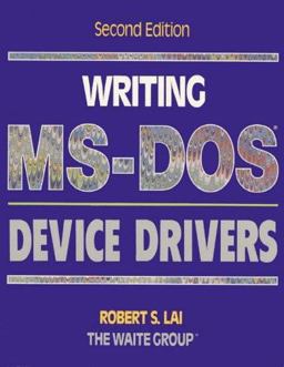 Writing MS-Dos Device Drivers 2nd 9780201608373 Front Cover