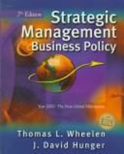 Strategic Management and Business Policy 7th 9780201615432 Front Cover