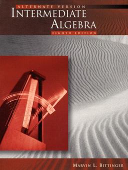 Intermediate Algebra 8th 9780201636727 Front Cover