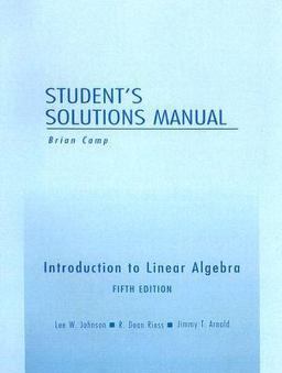 Introduction to Linear Algebra 5th 9780201658606 Front Cover