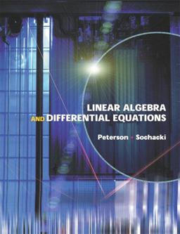 Linear Algebra and Differential Equations  9780201662122 Front Cover