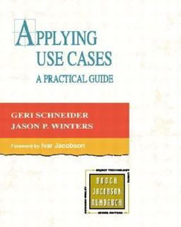 Applying Use Cases A Practical Guide 2nd 9780201708530 Front Cover