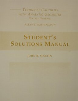 Technical Calculus with Analytic Geometry