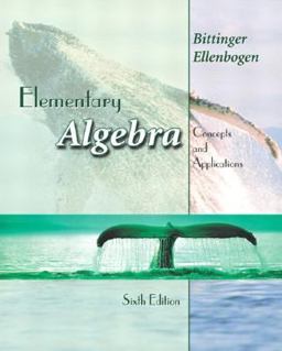 Elementary Algebra Concepts and Applications 6th 9780201719659 Front Cover