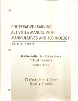 Cooperative Learning Activities Manual with Manipulatives and Technology
