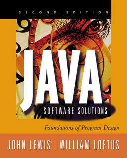 Java Software Solutions Foundations of Program Design 2nd 2001 9780201750522 Front Cover
