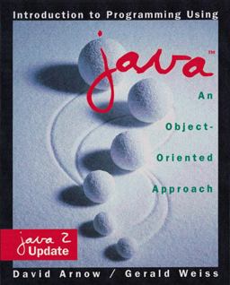 Introduction to Programming Using Java An Object-Oriented Approach  9780201751598 Front Cover