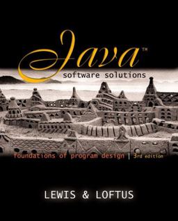 Java Software Solutions Foundations of Program Design 3rd 9780201781298 Front Cover