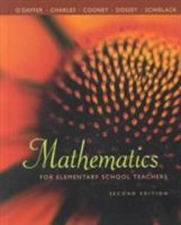Mathematics for Elementary School Teachers