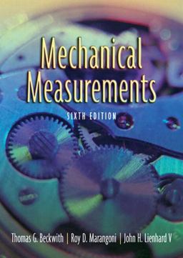 Mechanical Measurements 6th 9780201847659 Front Cover