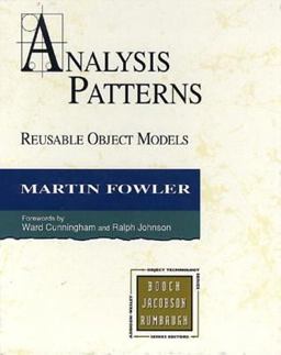 Analysis Patterns Reusable Object Models  9780201895421 Front Cover