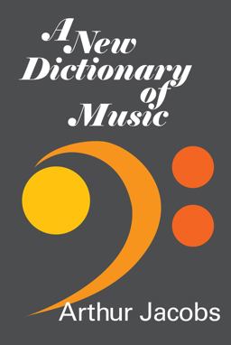 New Dictionary of Music  9780202361932 Front Cover
