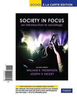 Society in Focus, Books a la Carte Edition
