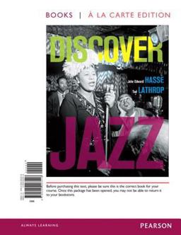 Discover Jazz, Books a la Carte Edition
