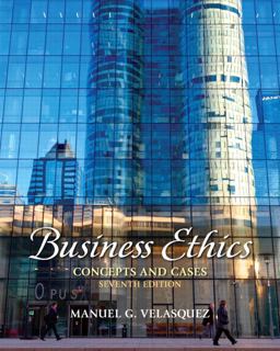 Business Ethics Concepts and Cases 7th 9780205017669 Front Cover