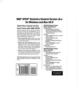 SPSS Student Version 18. 0 (Valuepack)