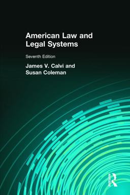 American Law and Legal Systems 7th 9780205028184 Front Cover