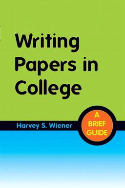 Writing Papers in College A Brief Guide  9780205029068 Front Cover